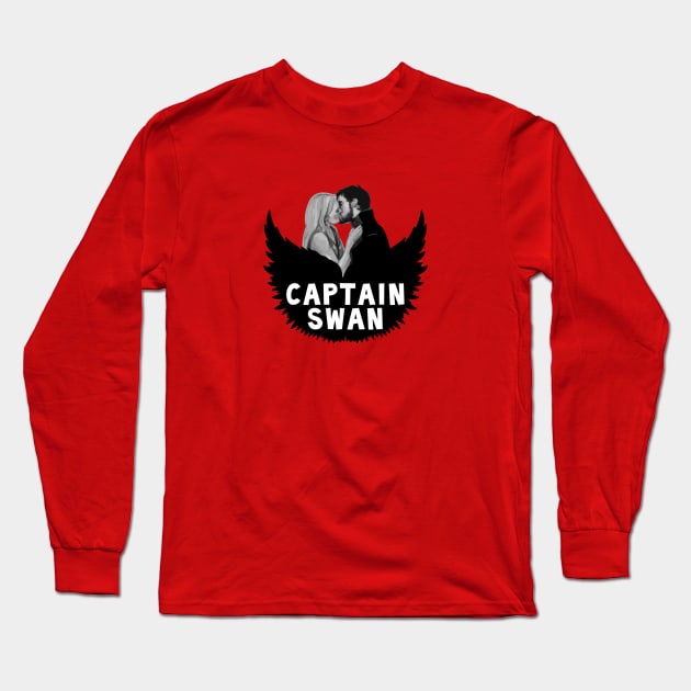 Captain Swan Long Sleeve T-Shirt by vancityfilming